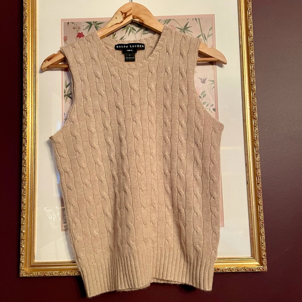 Ralph Lauren black label cashmere vest